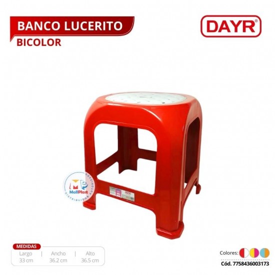 Banco Lucerito Bicolor