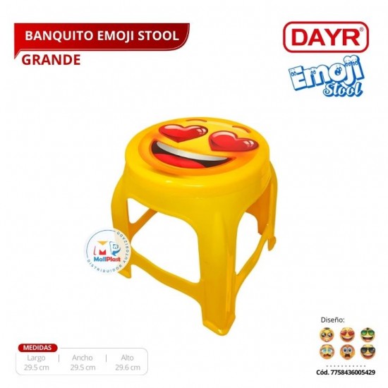 Banquito Emoji Stool - Grande