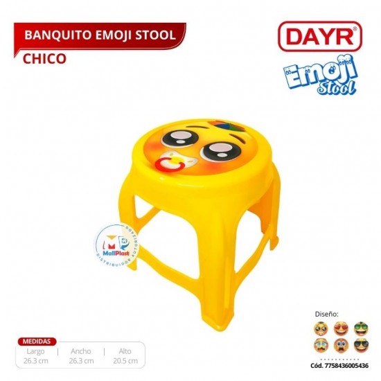 Banquito Emoji Stool - Chico