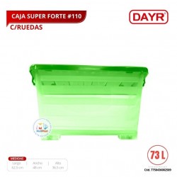 Caja Super Forte #110 Con Ruedas