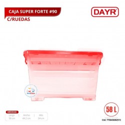 Caja Super Forte #90 Con Ruedas