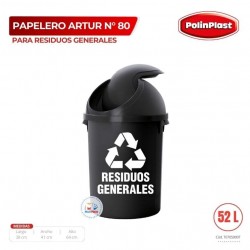 PAPELERO ARTUR N° 80 ECOLOGICO RESIDUOS GENERALES