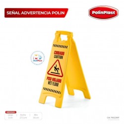 SEÑAL ADVERTENCIA POLIN