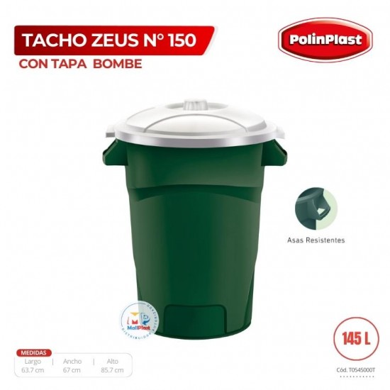 TACHO ZEUS N° 150 C/TAPA BOMBE