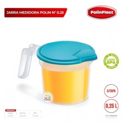 JARRA MEDIDORA POLIN N° 0.25 C/TAPA