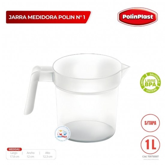 JARRA MEDIDORA POLIN N° 1 S/TAPA