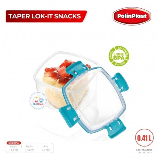 TAPER LOK-IT SNACKS