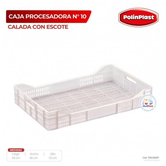 CAJA PROCESADORA N° 10 CALADA S/ESCOTE