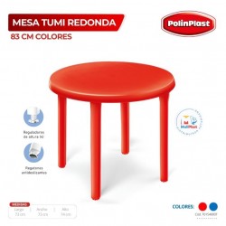 MESA TUMI REDONDA 83 CM COLORES