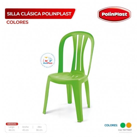 SILLA CLASICA COLORES