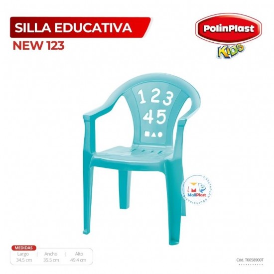 SILLA EDUCATIVA NEW 123