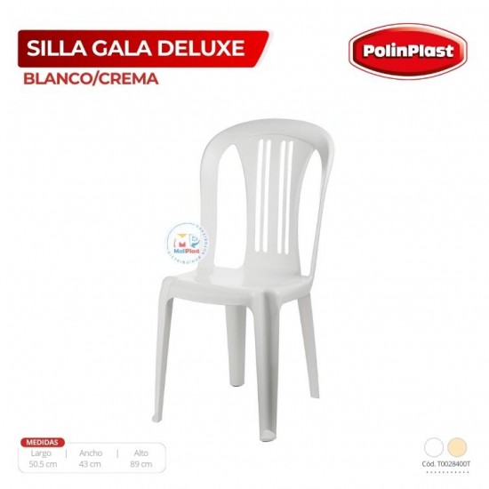 SILLA GALA DELUXE BLANCO/CREMA