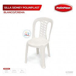 SILLA SIDNEY BLANCO/CREMA