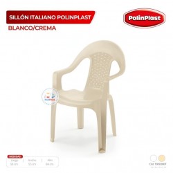 SILLON ITALIANO BLANCO/CREMA