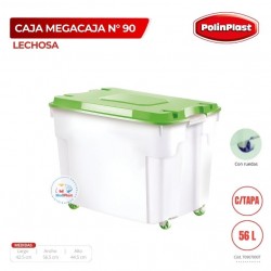 CAJA MEGACAJA N° 90 LECHOSA C/TAPA C/RUEDAS