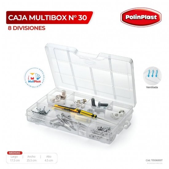 CAJA MULTIBOX N° 30 (8 DIVISIONES)