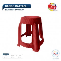 Banco Rattan Santitos Surtido