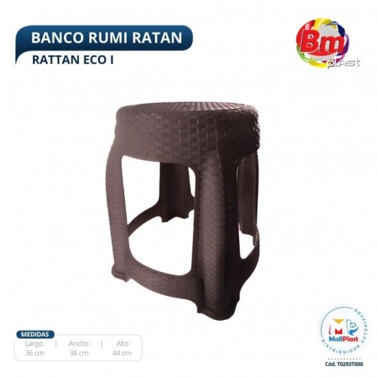 Banco Rumi Rattan Eco