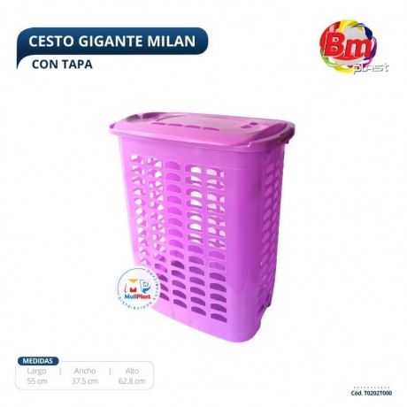 Cesto Gigante Milan C/Tapa