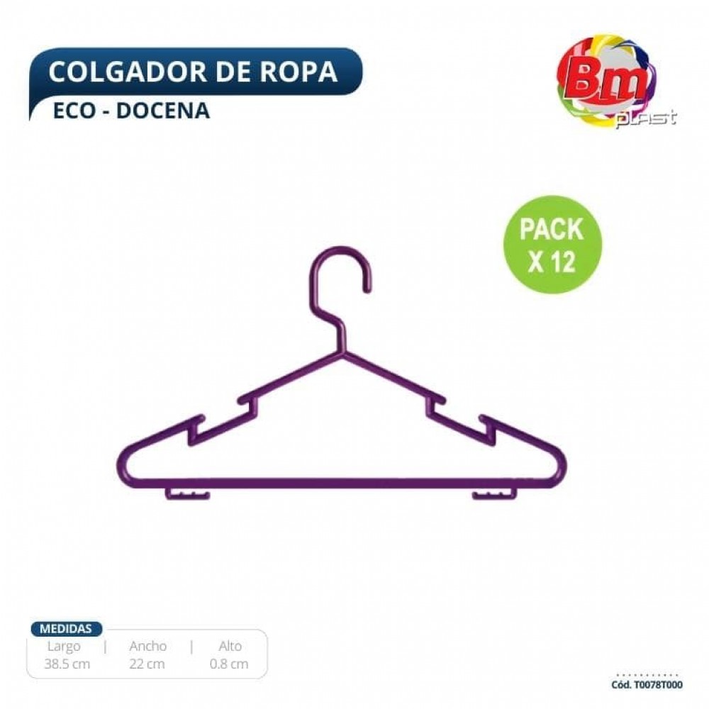 Colgador De Ropa Eco X Doc.