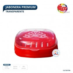 Jabonera Premium Transparente