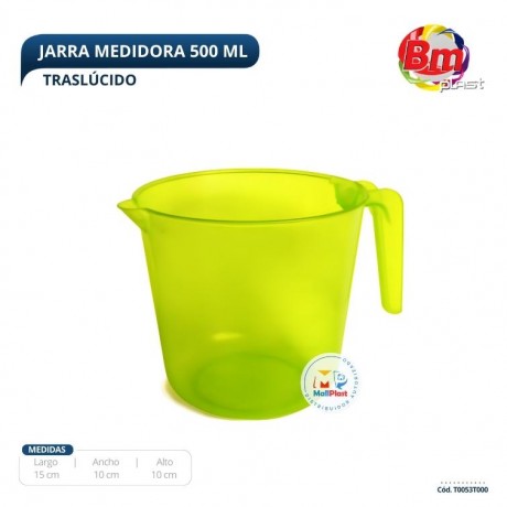 Jarrito Medidor 500 Ml Translucido