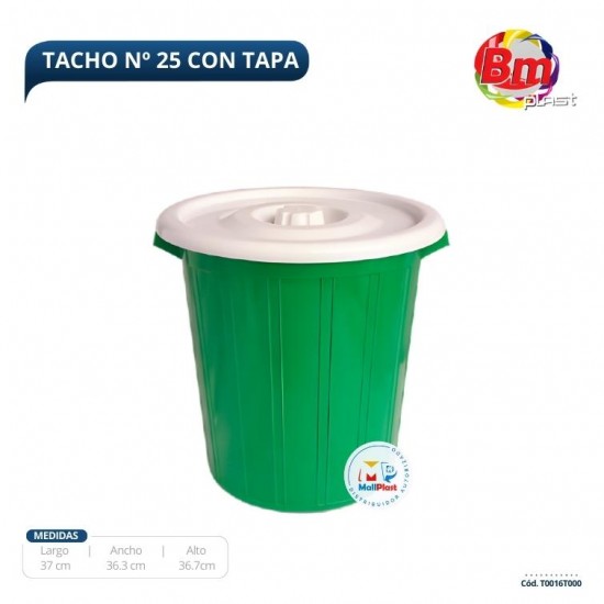 Tacho Nº 25 C/Tapa