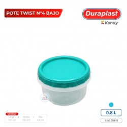 Pote Twist 0.8 L Duraplast