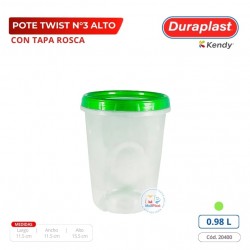 Pote Twist 0.98 L Duraplast