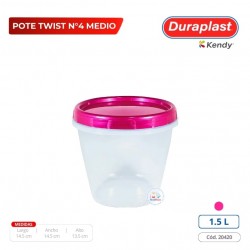 Pote Twist 1.5 L Duraplast