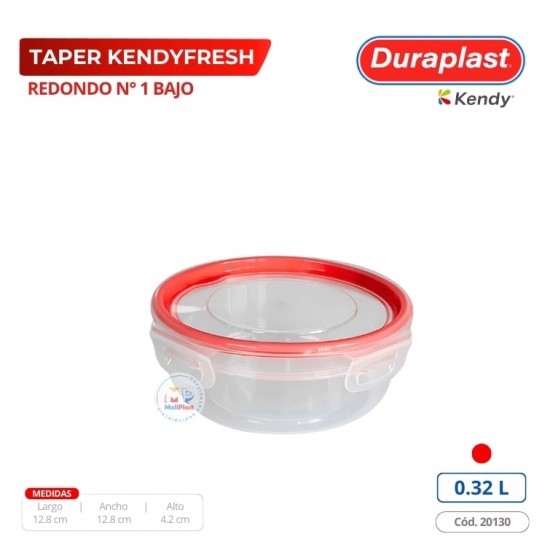 Taper Kendyfresh Redonda 0,32 L Duraplast