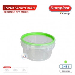 Taper Kendyfresh Redonda 0,46 L Duraplast