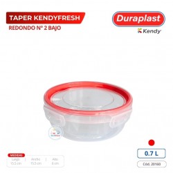 Taper Kendyfresh Redonda 0,70 L Duraplast