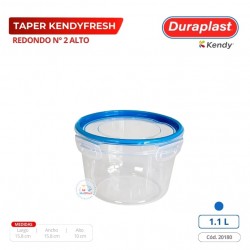 Taper Kendyfresh Redonda 1,10 L Duraplast