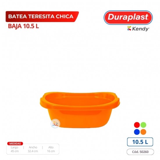 Batea Teresita 10,5 L Duraplast