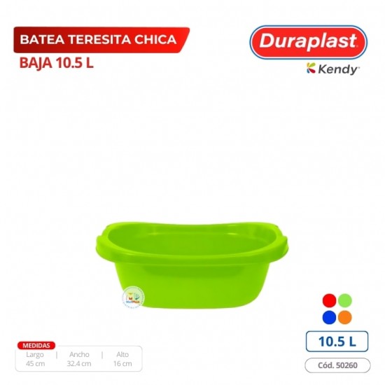 Batea Teresita 10,5 L Duraplast