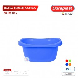 Batea Teresita 15 L Duraplast