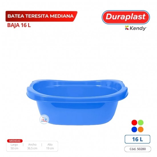 Batea Teresita 16,0 L Duraplast