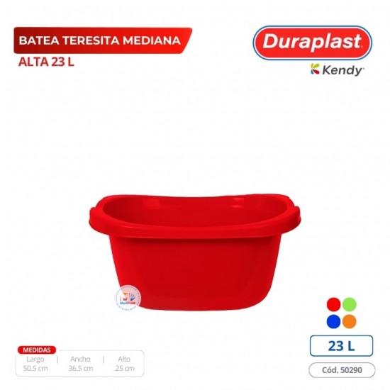 Batea Teresita 23 L Duraplast