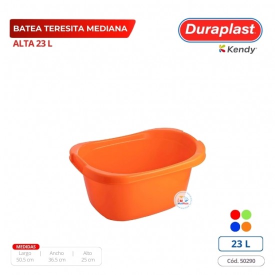 Batea Teresita 23 L Duraplast