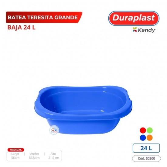 Batea Teresita 24 L Duraplast