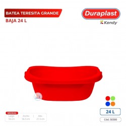 Batea Teresita 24 L Duraplast