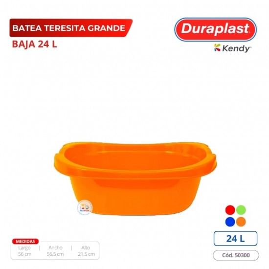 Batea Teresita 24 L Duraplast