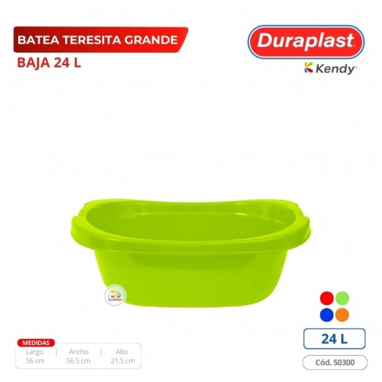 Batea Teresita 24 L Duraplast