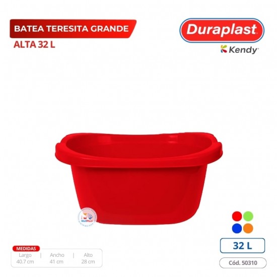 Batea Teresita 32 L Duraplast