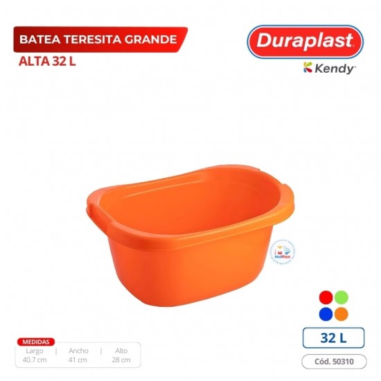 Batea Teresita 32 L Duraplast