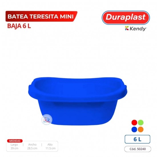 Batea Teresita 6 L Duraplast