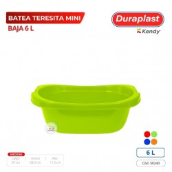 Batea Teresita 6 L Duraplast