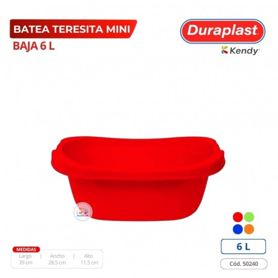 Batea Teresita 6 L Duraplast