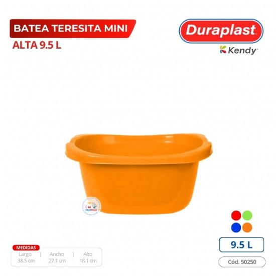 Batea Teresita 9,5 L Duraplast